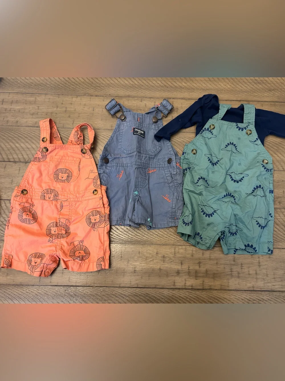 3-6M Bundle of Baby boy overalls